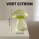 LittleHomely Mushroom Glass Bud Vase Collection