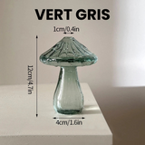 LittleHomely Mushroom Glass Bud Vase Collection