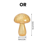 LittleHomely Mushroom Glass Bud Vase Collection