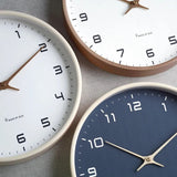 LittleHomely Modern Scandinavian Wooden Wall Clock