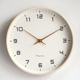 LittleHomely Modern Scandinavian Wooden Wall Clock