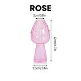 LittleHomely Mushroom Glass Bud Vase Collection