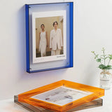 LittleHomely Modern Acrylic Shadow Box Frame Floating Display