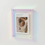 LittleHomely Modern Acrylic Shadow Box Frame Floating Display