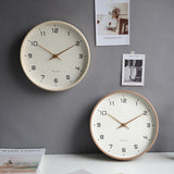 LittleHomely Modern Scandinavian Wooden Wall Clock