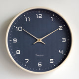 LittleHomely Modern Scandinavian Wooden Wall Clock
