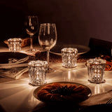 LittleHomely Gem Crystal Tea Light Holder