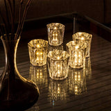LittleHomely Gem Crystal Tea Light Holder