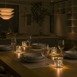 LittleHomely Gem Crystal Tea Light Holder