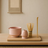 LittleHomely Ceramic Matcha Tea Set with Pouring Spout