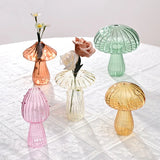 LittleHomely Mushroom Glass Bud Vase Collection