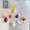 6pcs Mini Vase 2025 New Bud Vases Cute Mini Ceramic for 3D Ceramic Flower Vase Funny Accessories Kitchen Office Decoration Mini Flower Vase Miniature Vases Charming and Cute Design Perfect for Dry Flowers Bulk Bud Vases Unique and Adorable Craft