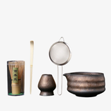 LittleHomely Ceramic Matcha Tea Set Pouring Spout & Whisk